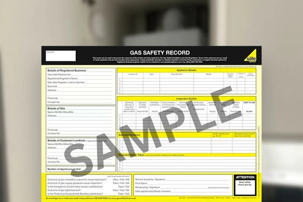 What Is a CP12 Gas Safety Certificate